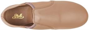 img 2 attached to Jazz Slip-On Leather Dance Shoes for Toddlers, Kids, Girls, and Boys