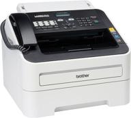 🖨️ high-speed mono laser fax machine, dark/light gray - brother fax-2840 (fax2840) logo