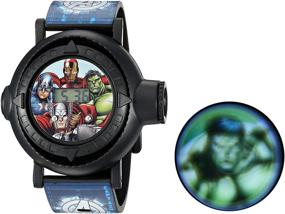 img 3 attached to 🕒 Marvel Boys' Analog-Quartz Watch: Blue Plastic Strap, Model AVG3516: Find Now!