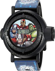 img 4 attached to 🕒 Marvel Boys' Analog-Quartz Watch: Blue Plastic Strap, Model AVG3516: Find Now!