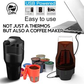 img 3 attached to ☕ Ultimate Portable USB Espresso Coffee Maker: Endless Coffee on-the-go with 550ml Stainless Steel Travel Mug!