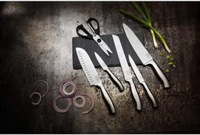 img 1 attached to Повысьте уровень своего кулинарного опыта с набором ножей Chicago Cutlery Insignia Steel из 13 предметов и блоком.