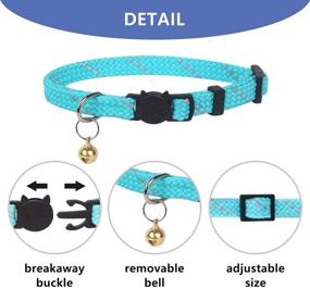 img 2 attached to Breakaway Collar Reflective Collars Adjustable