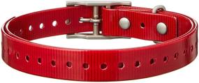 img 3 attached to 🔴 Enhance Your Garmin Delta Series Device with a Vibrant 3/4-Inch Red Collar Strap