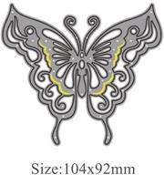 🦋 crafting delight: butterfly metal die cuts for diy scrapbooking, card making and decoration logo