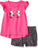 👧 cool and comfy: under armour girls logo cerise apparel for active girls logo