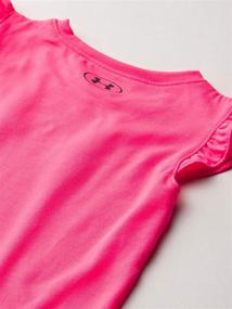 img 2 attached to 👧 Cool and Comfy: Under Armour Girls Logo Cerise Apparel for Active Girls