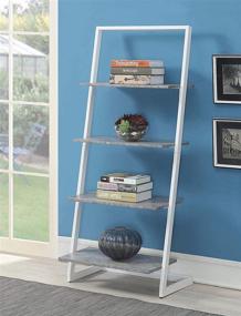 img 2 attached to Convenience Concepts 111289C1WF Graystone Bookcase