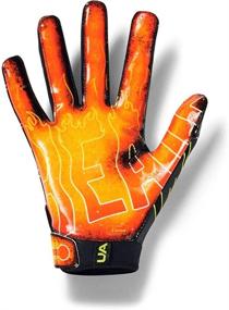 img 1 attached to 🧤 Enhanced Performance Under Armour Men's F7 Novelty Football Gloves