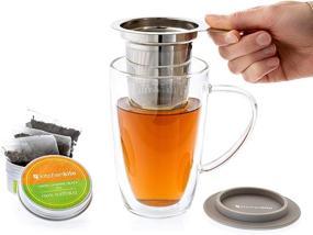 img 3 attached to Glass Tea Cup Infuser Gift