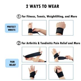 img 1 attached to 🏋️ Fitness Support Brace - Adjustable for Arthritis and Tendinitis