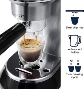 img 1 attached to 🖤 Кофеварка De'Longhi EC680M из нержавеющей сталиMetallische Espressomaschine