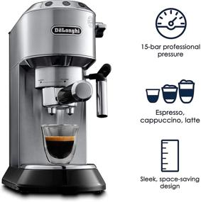 img 3 attached to 🖤 Кофеварка De'Longhi EC680M из нержавеющей сталиMetallische Espressomaschine