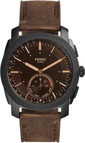 img 4 attached to 🕶️ Мужские часы Fossil Machine Stainless Hybrid Smartwatch - Ultimate SEO-оптимизированные часы