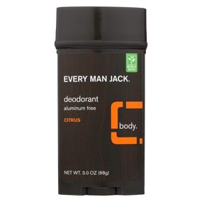 img 2 attached to Aluminum-Free, Citrus-Scented Every Man Jack Body Deodorant - 3 oz