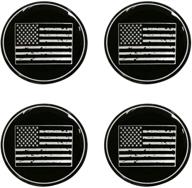 accarparts 2 2inch american sticker aluminum tires & wheels logo