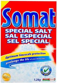 img 3 attached to 🔹 Somat Dishwasher Salt Water Softener - Coarse-Grained Special Salt for Lime Protection and Soft Water - 1.2 KG (2.6 LB) - 2 Pack