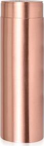 img 1 attached to 💧 ORIEN CRAFT Pure Copper Water Bottle: 34 Oz Ayurvedic Copper Vessel for Drinking Water - Leak Proof & Health Benefits