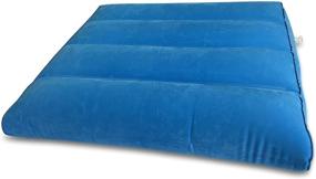 img 2 attached to Улучшите комфорт и поддержку с надувной кроватяной подушкой Comfort Axis Blue Bed Wedge Pillow