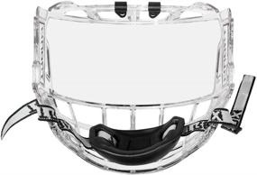 img 3 attached to 🏒 TronX S950 Full-Face Visor Combo for Senior Adult Hockey