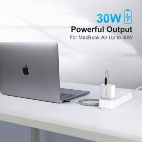 img 2 attached to 🔌 PowerLot USB C Wall Charger - 40W GaN PD 3.0 Fast Charger with 2 Ports | 20W USB C Charger Box for MacBook Air, iPhone 13/13 Pro/13 Mini, iPhone 12/Pro/12 Pro Max/12 Mini, iPad, Samsung S21/S20, and More