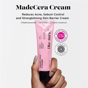 img 3 attached to 🌟 SKINRxLAB Cera Cream 50ml (1.69 fl.oz.) - Acne & Redness Relief Moisturizer, Sebum Control, Enhanced Skin Barrier Blend of Ceramide & Madecassoside, Anti-Aging & Pore Minimizing Cream