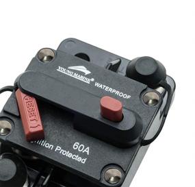 img 1 attached to ⚓ Young Marine Water-Proof Trolling Boat Circuit Breaker with Manual Reset - 12V to 48V DC, Surface Mount, 120A