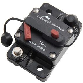img 4 attached to ⚓ Young Marine Water-Proof Trolling Boat Circuit Breaker with Manual Reset - 12V to 48V DC, Surface Mount, 120A
