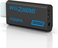 wii to hdmi converter adapter - output video audio wii to hdmi 1080p, 3.5mm audio jack & hdmi output - compatible with wii, wii u, hdtv - supports all wii display modes 720p, ntsc logo