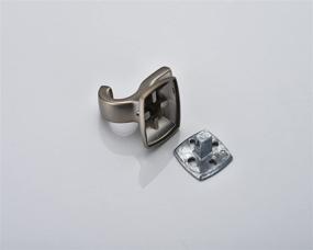 img 2 attached to Premium Nickel YB5103BN Robe Hook Replacement for Moen Voss Collection - Enhance Your Bathroom's Style!