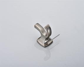 img 1 attached to Premium Nickel YB5103BN Robe Hook Replacement for Moen Voss Collection - Enhance Your Bathroom's Style!