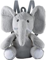 toddler backpack elephant animal plush logo