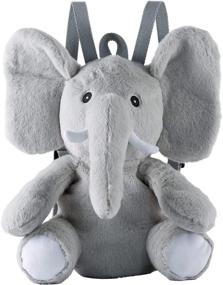 img 4 attached to Toddler Backpack Elephant Animal Plush