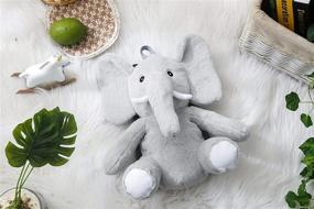 img 3 attached to Toddler Backpack Elephant Animal Plush
