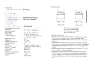 img 1 attached to Baomain Single Phase DIN-Rail Kilowatt 🔌 Hour Meter 220V 60Hz 20 (100) A