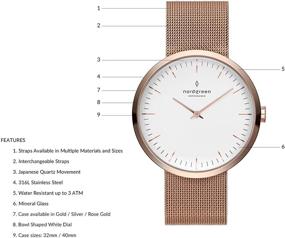 img 3 attached to Nordgreen Infinity Scandinavian Unisex Analog