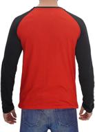 👕 stylish decrum cotton baseball jersey 40012023 for men's shirts: a perfect addition to your clothing collection logo