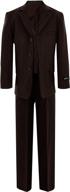 stylish charcoal boys' formal dresswear suit at suits & sport coats - perfect attire for young gentlemen logo