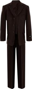 img 1 attached to Stylish Charcoal Boys' Formal Dresswear Suit at Suits & Sport Coats - Perfect Attire for Young Gentlemen