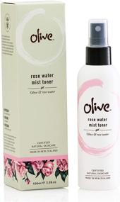 img 4 attached to 🌹 Olive Certified Rose Water Mist Toner - Natural Skin Care, 3.38oz Bottle