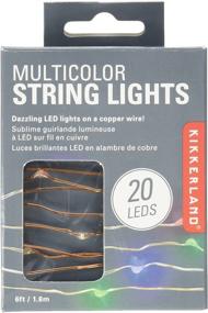 img 4 attached to 🌈 Brighten up your space with Kikkerland String Lights: Battery Operated, Multicolor Delight!