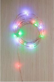 img 3 attached to 🌈 Brighten up your space with Kikkerland String Lights: Battery Operated, Multicolor Delight!
