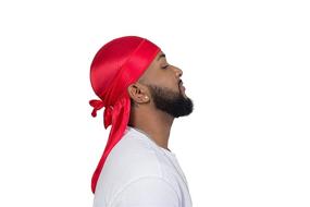 img 2 attached to Ultimate Wave Styling: ForceWave 4-Piece Silky Durag and Wave Cap Pack for Men - Moisture-Tech Satin Du-Rag Set