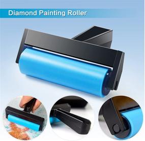 img 2 attached to 💎 Suptikes Diamond Painting Accessories: Blue Roller and Embroidery Box Set for Stunning Diamond Painting Artwork