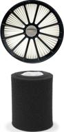 🔍 fette filter - vaccum filter compatible with pet hair eraser lift-off bissell 20871 & 2087: a comprehensive comparison to part # 1612637 & 1612631 (pack of 1) logo