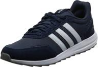 adidas retrorunner running white scarlet men's shoes logo