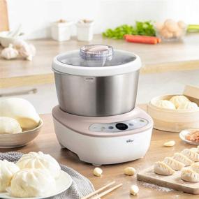 img 2 attached to 🍞 Bear HMJ-A50B1 Dough Maker: Ferment Function, Microcomputer Timing, Face-up Touch Panel, 4.5Qt, 304 Stainless Steel: Enhance Your Baking Experience!