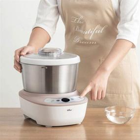 img 1 attached to 🍞 Bear HMJ-A50B1 Dough Maker: Ferment Function, Microcomputer Timing, Face-up Touch Panel, 4.5Qt, 304 Stainless Steel: Enhance Your Baking Experience!