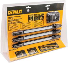 img 2 attached to 💡 Dewalt Work and Mechanics Shops Motion Activated LED Magnetic Shelving Light Kit - 3 Lights, Each Emitting 500 Lumens