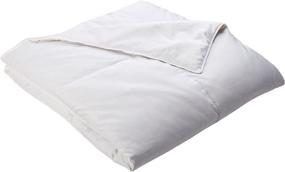 img 2 attached to Blue Ridge Home Fashions - Full/Queen Size 🛏️ Egyptian Cotton European White Down Comforter with 1000 Thread Count